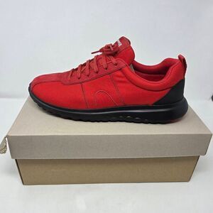 CAMPER CANICA RED BLACK NUBUCK RUNNING SNEAKERS SHOES MENS SIZE 12 EU 45 NEW